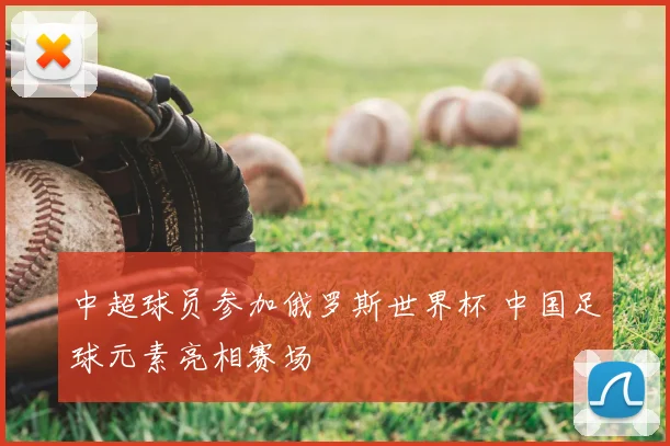 中超球员参加俄罗斯世界杯 中国足球元素亮相赛场
