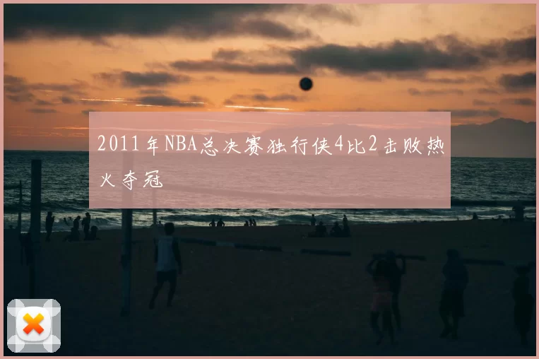 2011年NBA总决赛独行侠4比2击败热火夺冠
